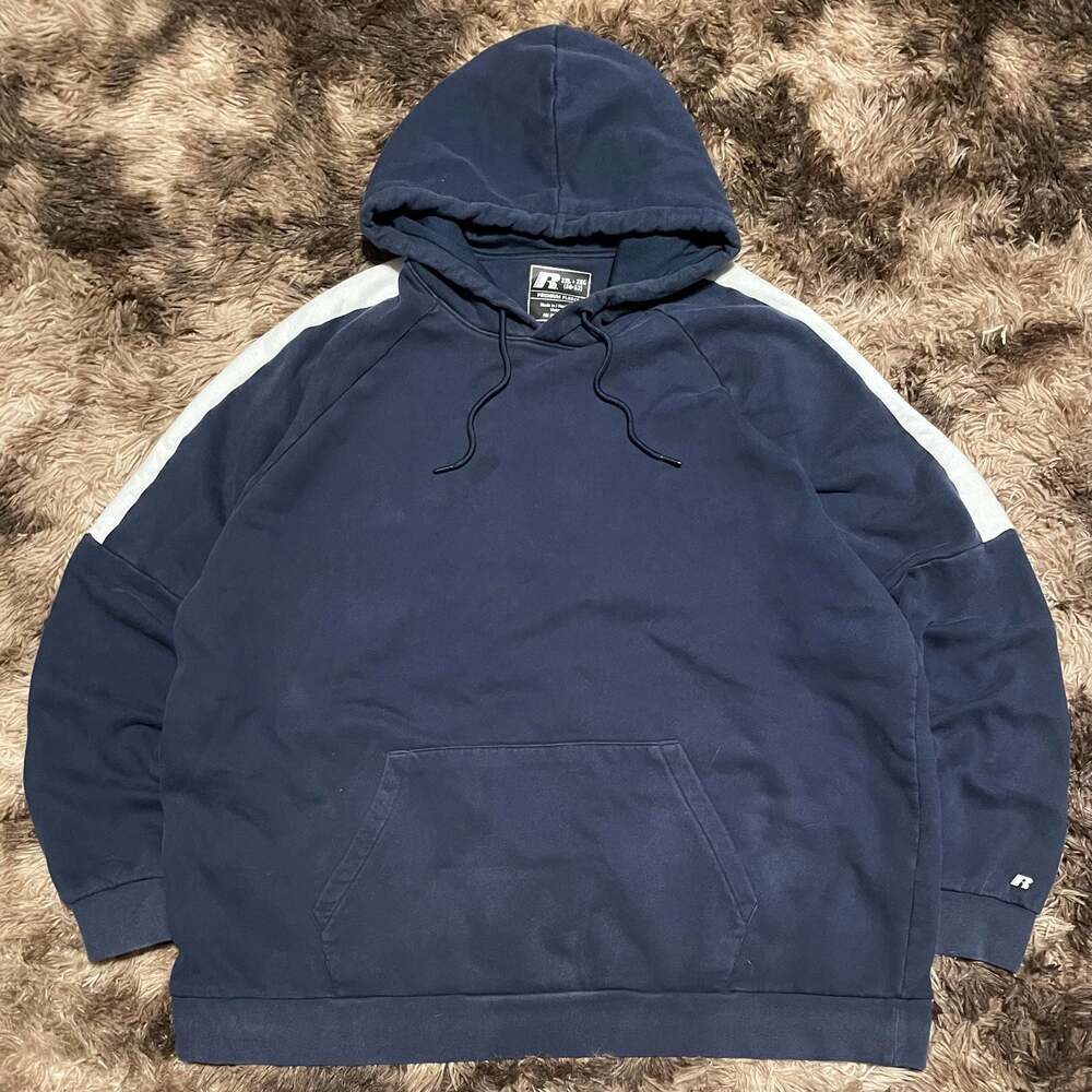 Vintage Russel athletics Tyson Road Runnin Hoodie - Blue/combo